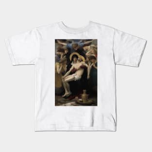 Pieta by William-Adolphe Bouguereau Kids T-Shirt